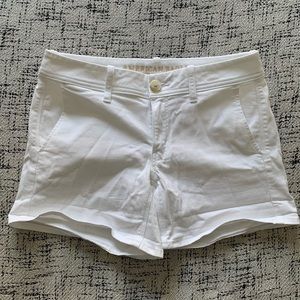 American Eagle white stretchx shorts